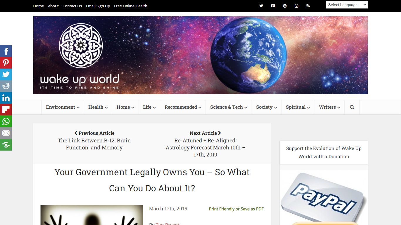 Your Government Legally Owns You - So What Can You Do About It?